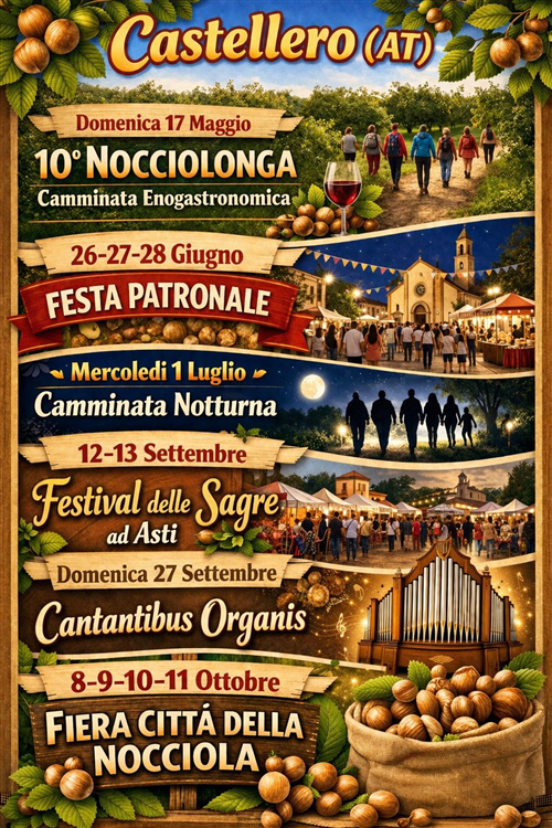 Eventi in programma 2026